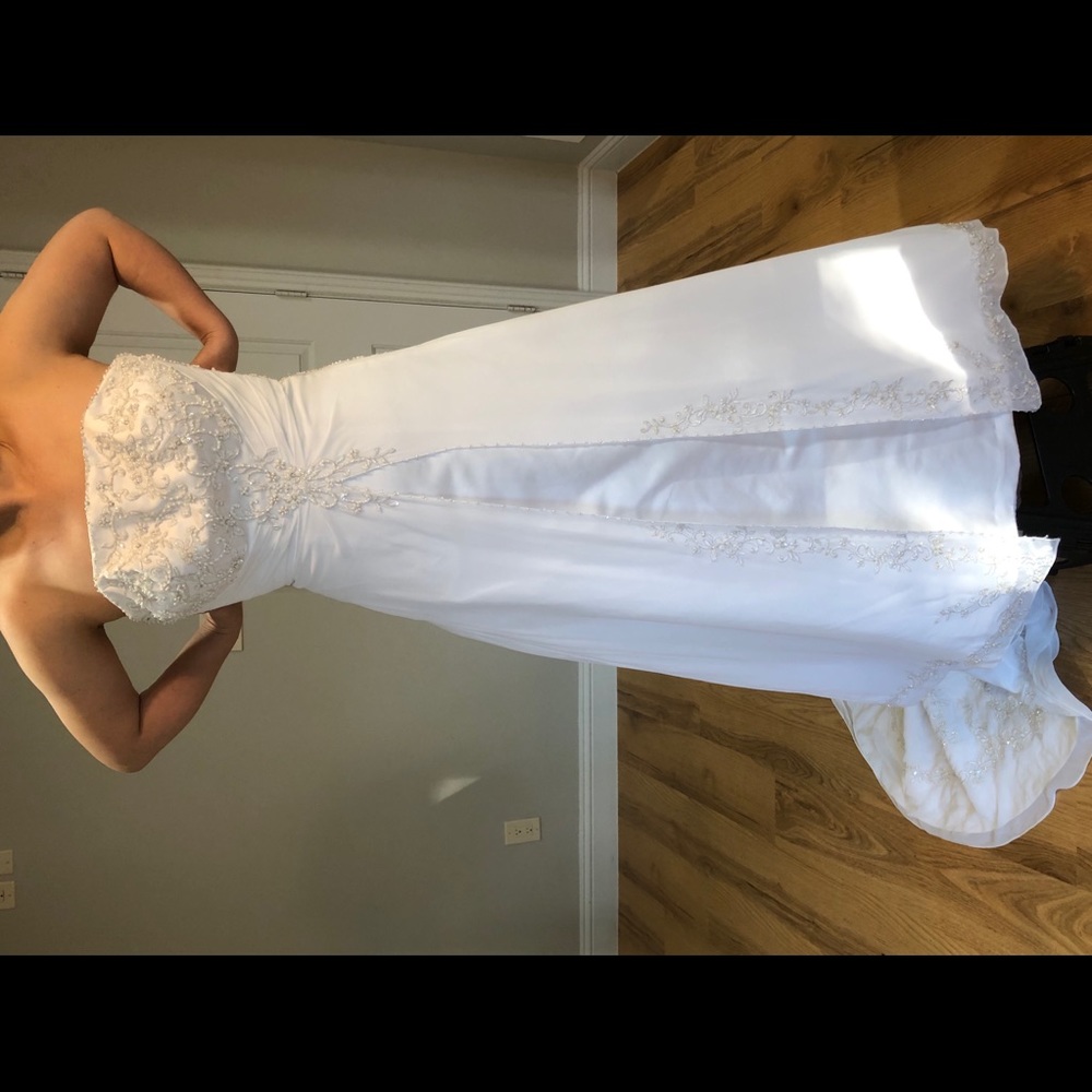 David’s Bridal wedding dress